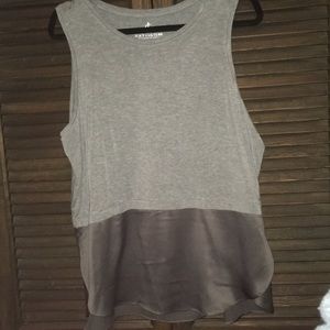 Juicy Couture XL semi dressy gray tank